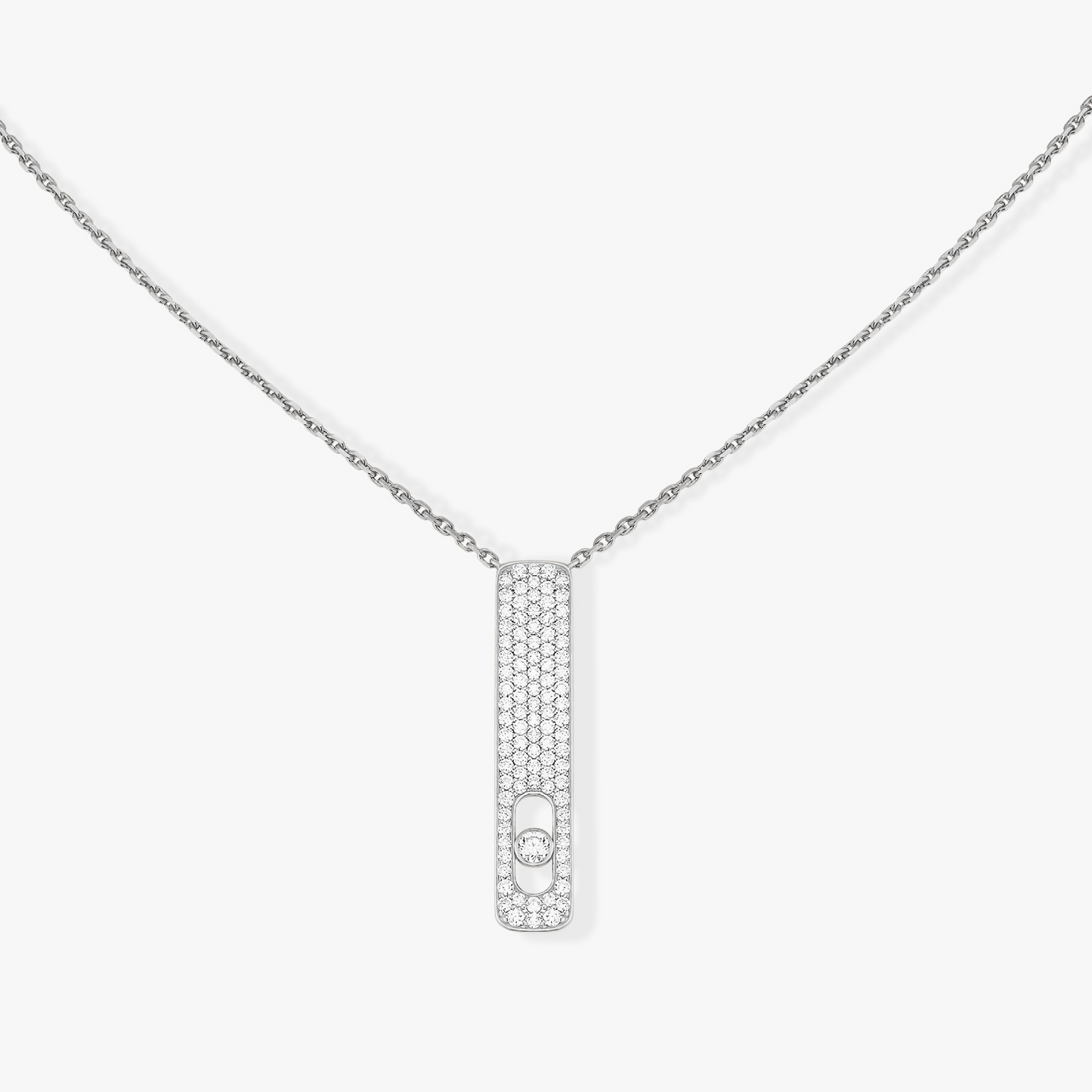 [✨ROSE💎]MY FIRST DIAMOND PAVED NECKLACE