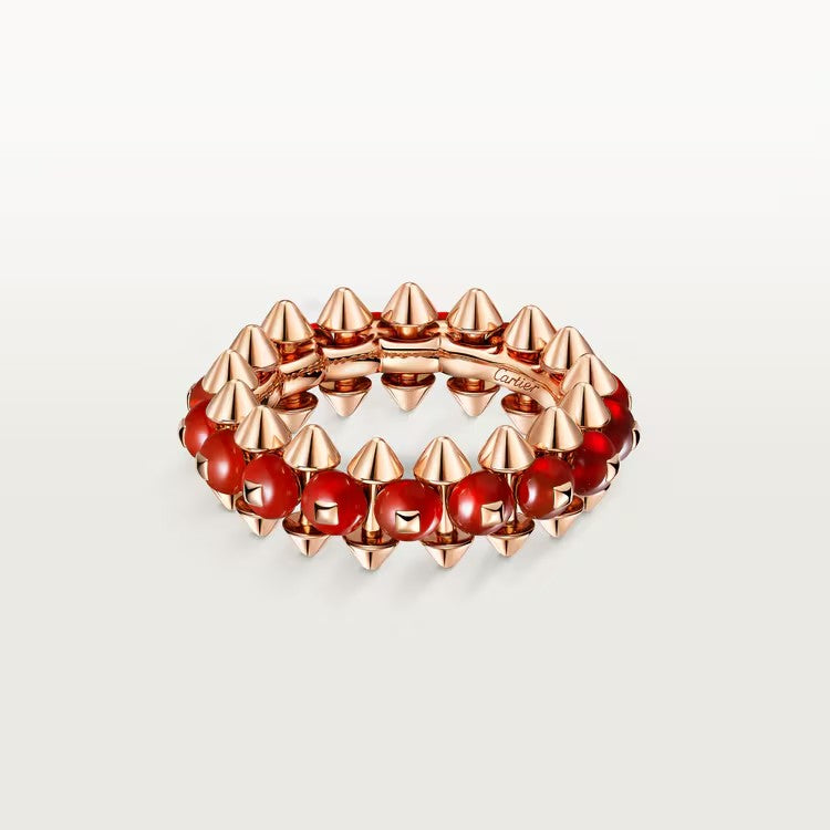 [✨ROSE💎]CLASH 7.9MM AGATE CHALCEDONY RING