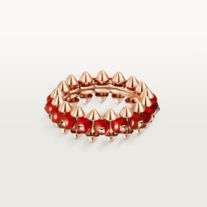 [✨ROSE💎]CLASH 7.9MM AGATE CHALCEDONY RING