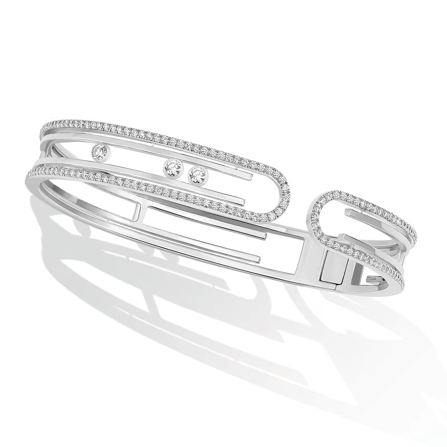 [✨ROSE💎]MOVE 10TH PAVED DIAMOND BRACELET
