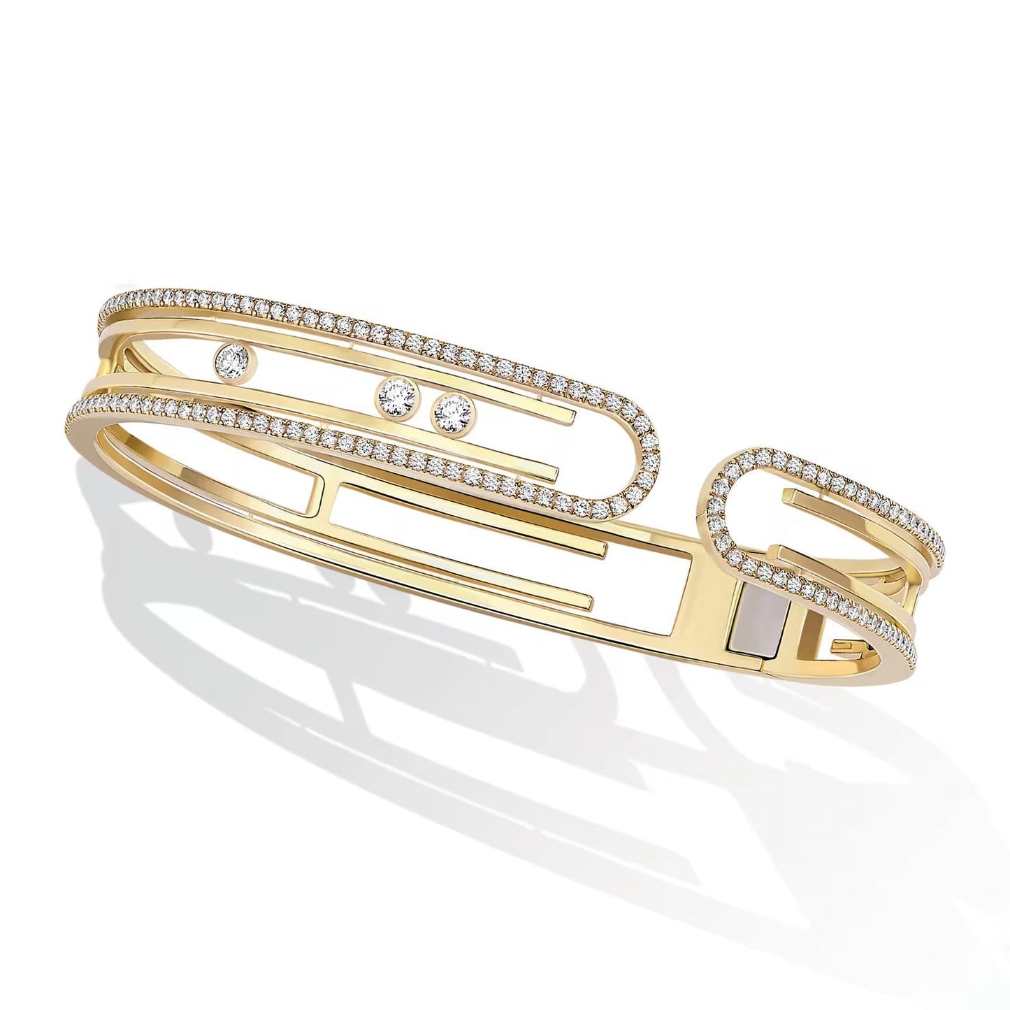 [✨ROSE💎]MOVE 10TH PAVED DIAMOND BRACELET