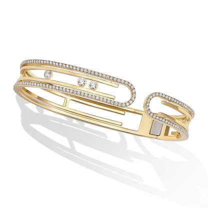 [✨ROSE💎]MOVE 10TH PAVED DIAMOND BRACELET