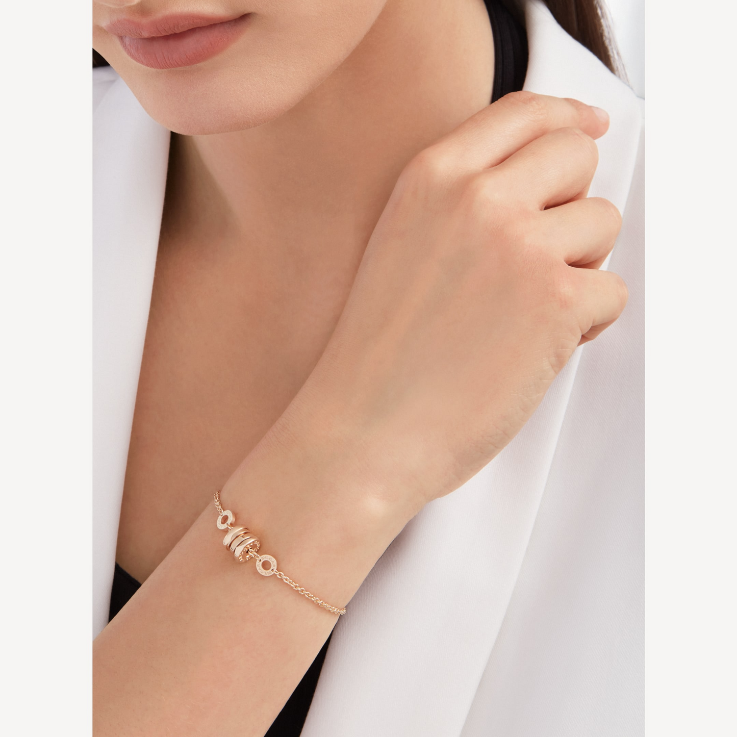 [✨ROSE💎]ZERO 1 SOFT PINK GOLD BRACELET