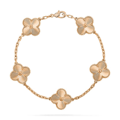 [✨ROSE💎] CLOVER 5 MOTIF LASER BRACELET COLLECTION