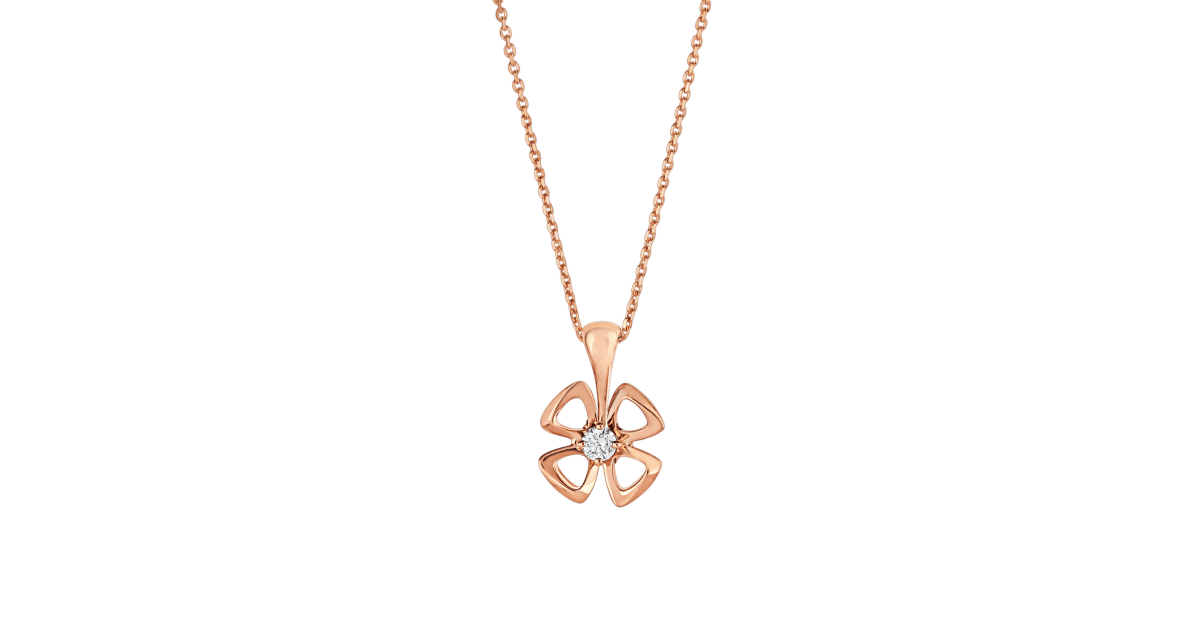 [✨ROSE💎]FIOREVER NECKLACE DIAMOND CENTER