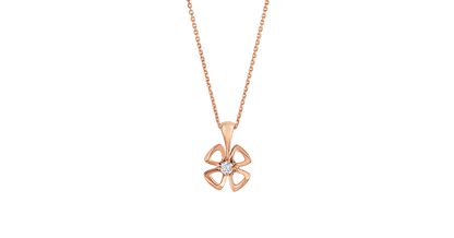 [✨ROSE💎]FIOREVER NECKLACE DIAMOND CENTER