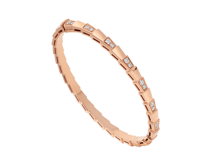 [✨ROSE💎]SERPENTI SMALL BRACELET PINK GOLD DIAMOND