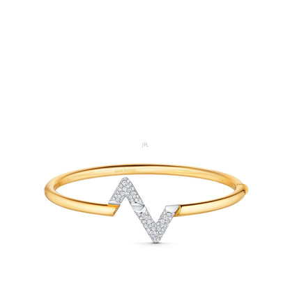 [✨ROSE💎]VOLTE UPSITE DOWN GOLD DIAMOND BRACELET