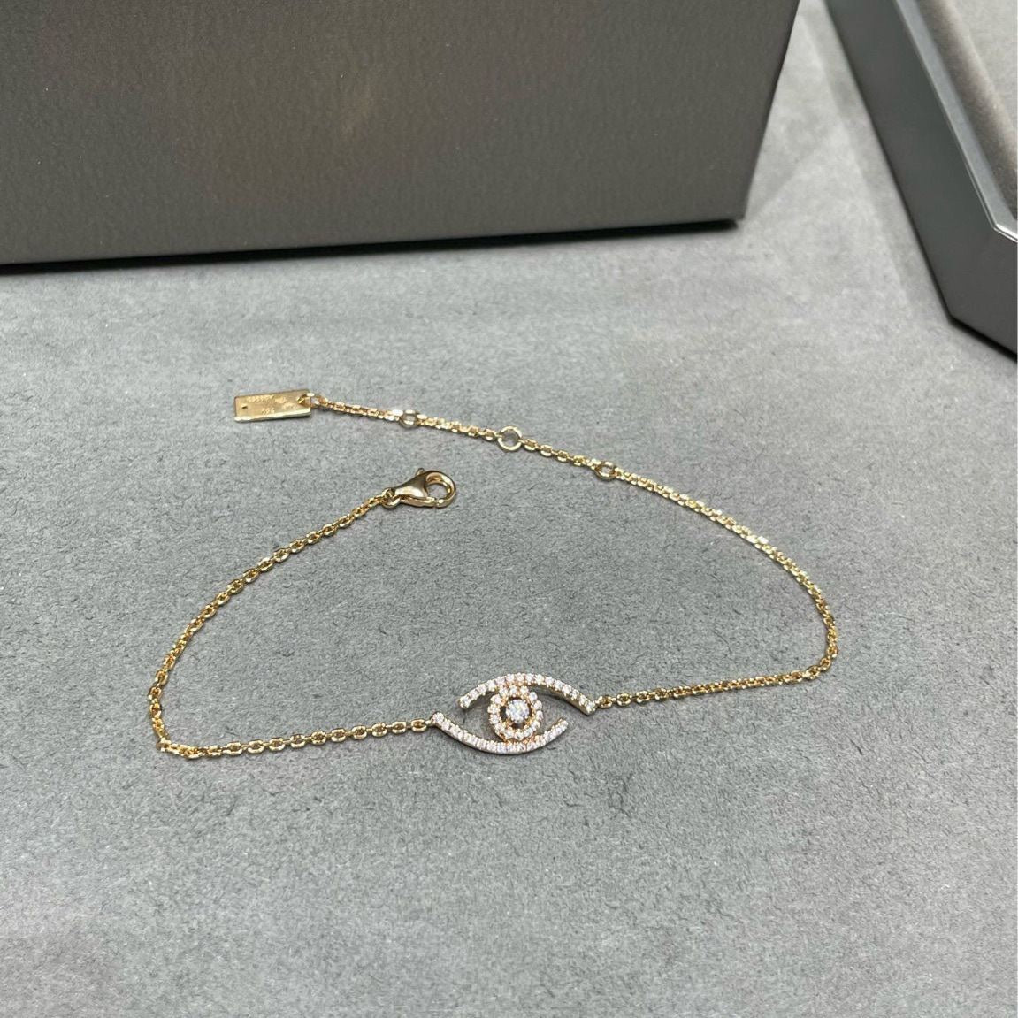 [✨ROSE💎]Lucky Eye Pave-Set Diamond Bracelet