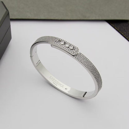 [✨ROSE💎]Move Noa Full Pavé Diamond Bangle Bracelet
