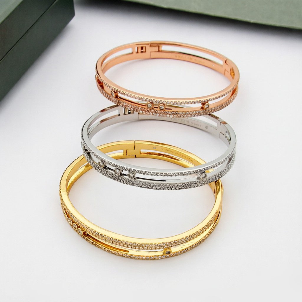 [✨ROSE💎]Move Romane pavé bangle