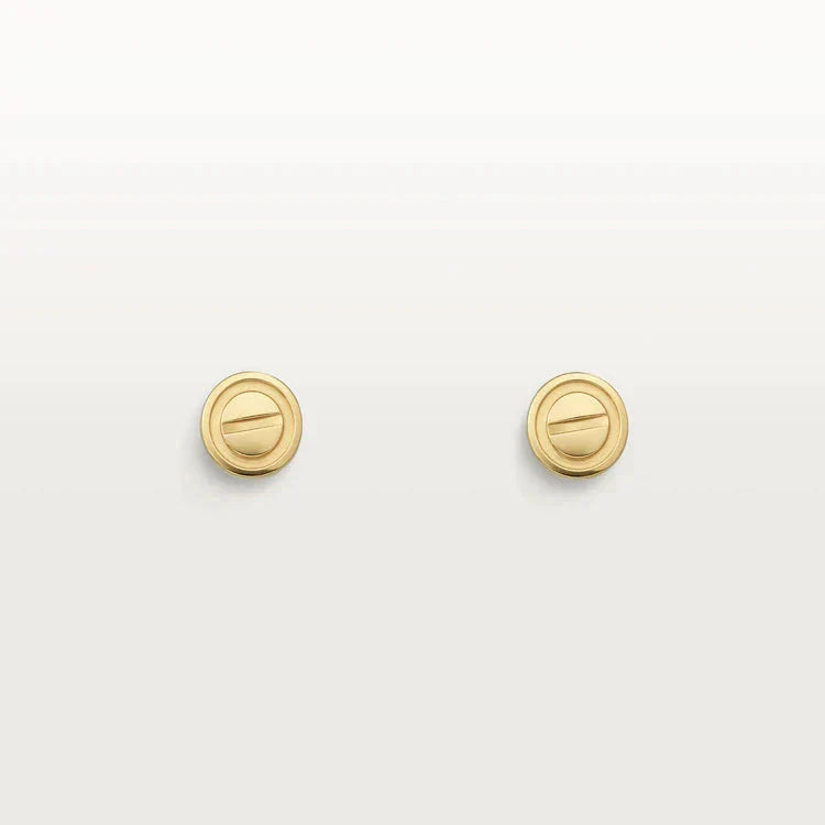 [✨ROSE💎]LOVE EARRINGS GOLD 10MM