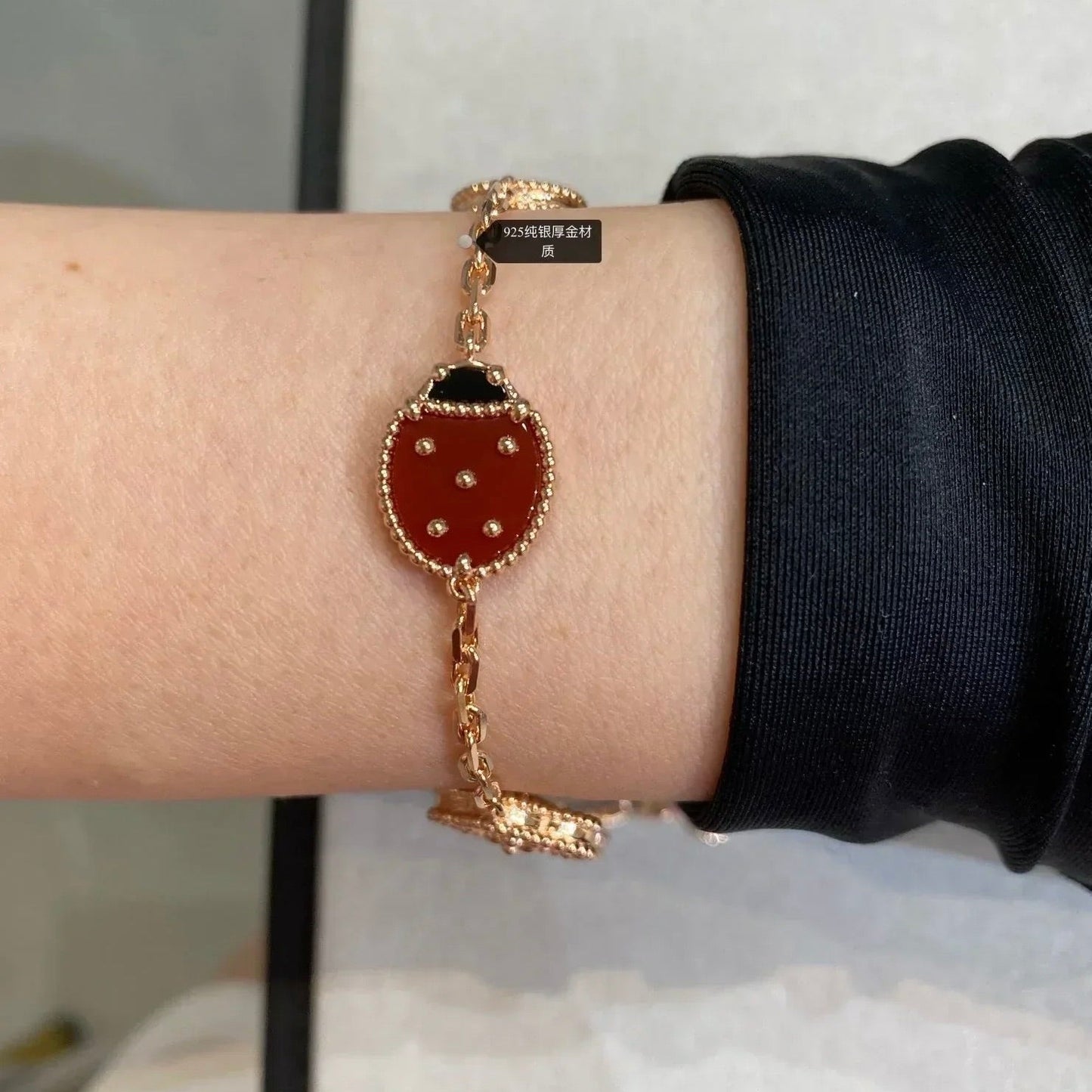 [✨ROSE💎]LUCKY SPRING 5 MOTIF BRACELET