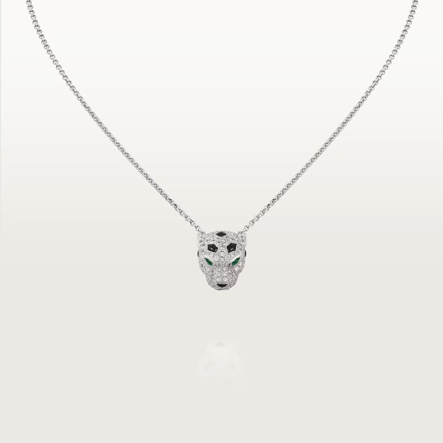 [✨ROSE💎]PANTHERE FULL DIAMOND NECKLACE
