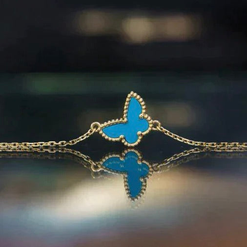 [✨ROSE💎]BUTTERFLY TURQUOISE BUTTERFLY BRACELET