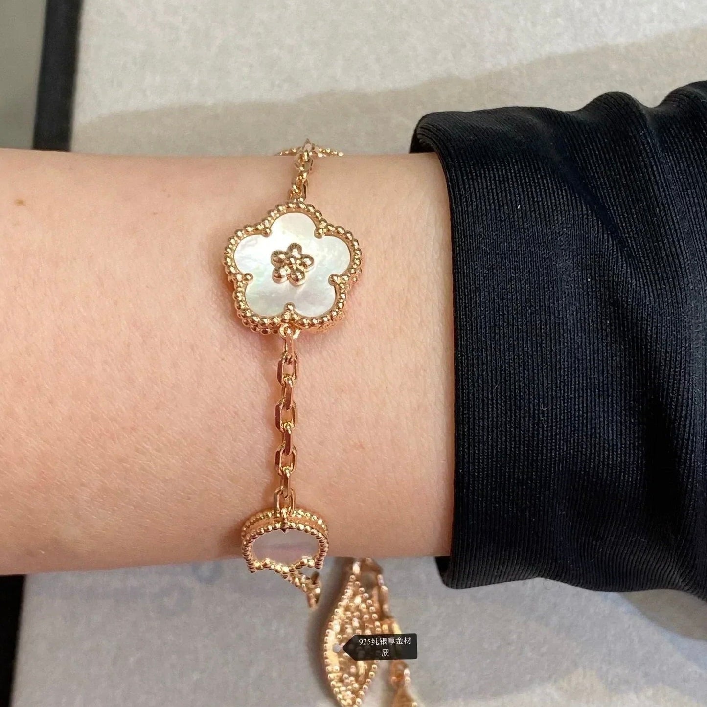 [✨ROSE💎]LUCKY SPRING 5 MOTIF BRACELET