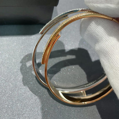 [✨ROSE💎]Move Noa Rose Gold Pavé Diamond Bangle Bracelet