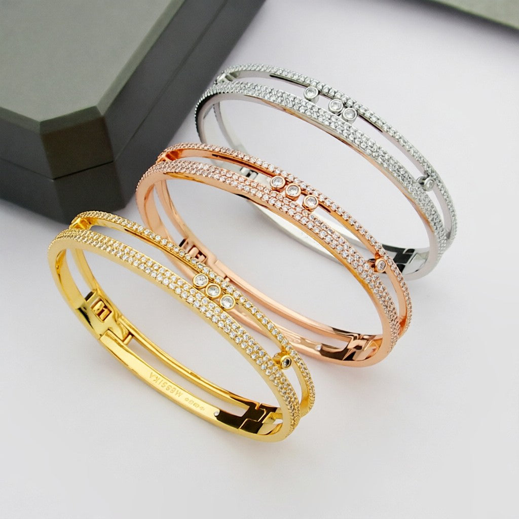 [✨ROSE💎]Move Romane pavé bangle