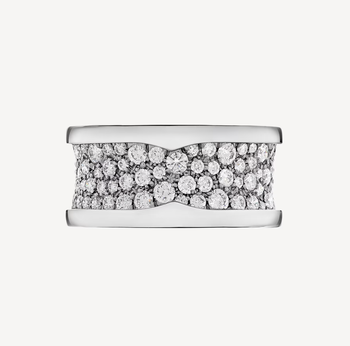 [✨ROSE💎]ZERO 1 WITH PAVED DIAMONDS ON THE SPIRAL RING