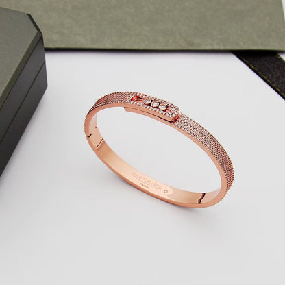 [✨ROSE💎]Move Noa Full Pavé Diamond Bangle Bracelet