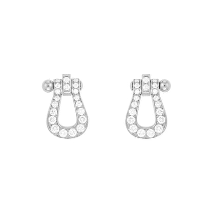 [✨ROSE💎]FORCE 10 FULL DIAMOND STUD EARRINGS MINI MODEL