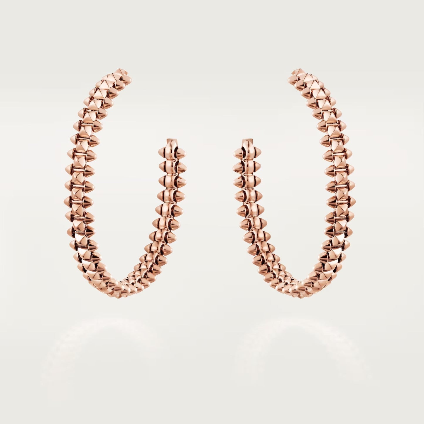 [✨ROSE💎]CLASH HOOP LARGE EARRINGS