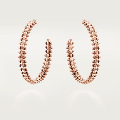 [✨ROSE💎]CLASH HOOP LARGE EARRINGS