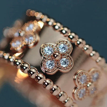 [✨ROSE💎]CLOVER KALEIDOSCOPE RING 10MM