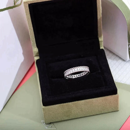 [✨ROSE💎]PERLEE DIAMOND SILVER RING