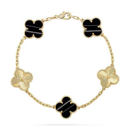 [✨ROSE💎] CLOVER 5 MOTIF PULSAR STONE BRACELET COLLECTION