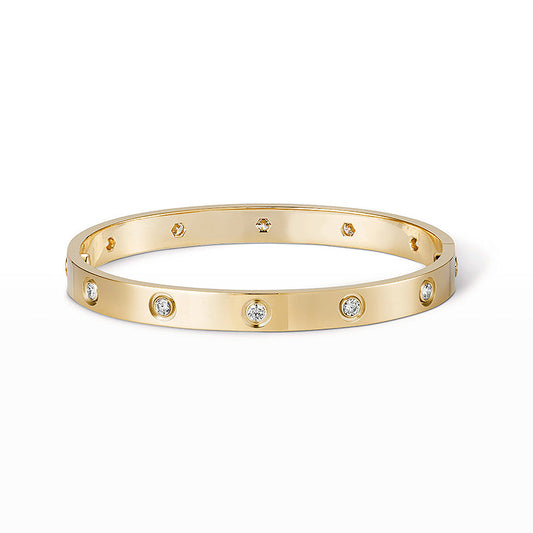[✨ROSE💎]LOVE BRACELET 6.1MM 10 DIAMONDS