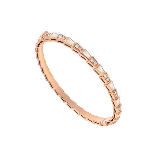 [✨ROSE💎]SERPENTI BRACELET PINK GOLD MOP DIAMOND