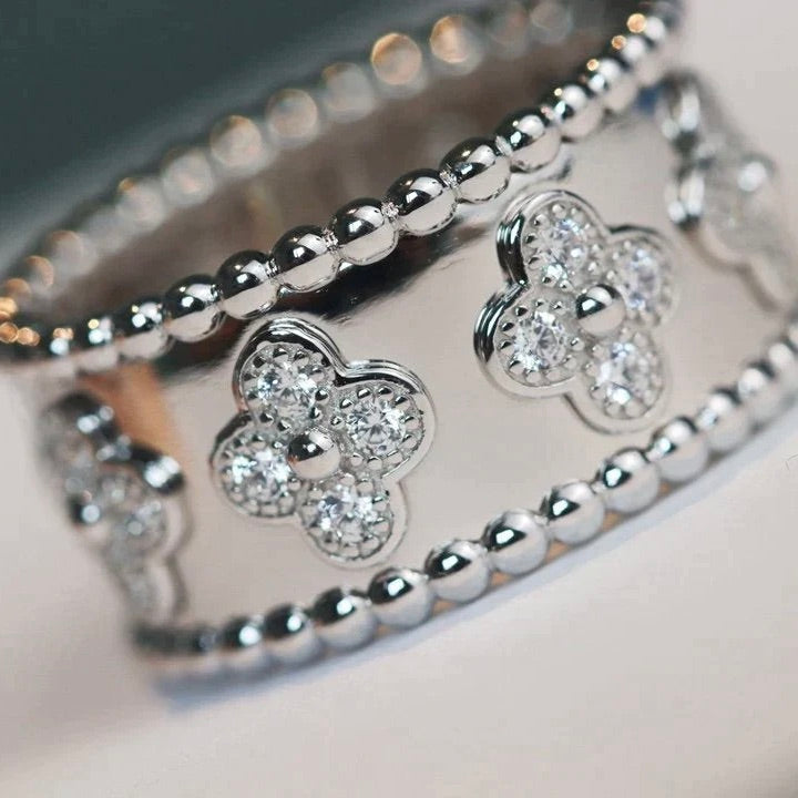 [✨ROSE💎]CLOVER KALEIDOSCOPE RING 10MM
