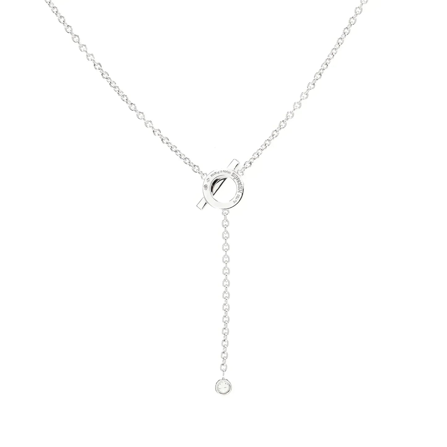[✨ROSE💎]FINESSE SILVER DIAMOND NECKLACE