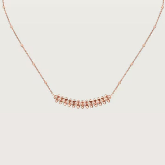 [✨ROSE💎]CLASH  SMALL FULL DIAMOND NECKLACE