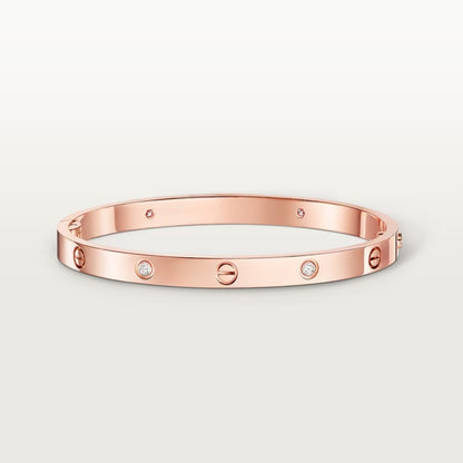 [✨ROSE💎]LOVE BRACELET 4.8MM 4 DIAMONDS