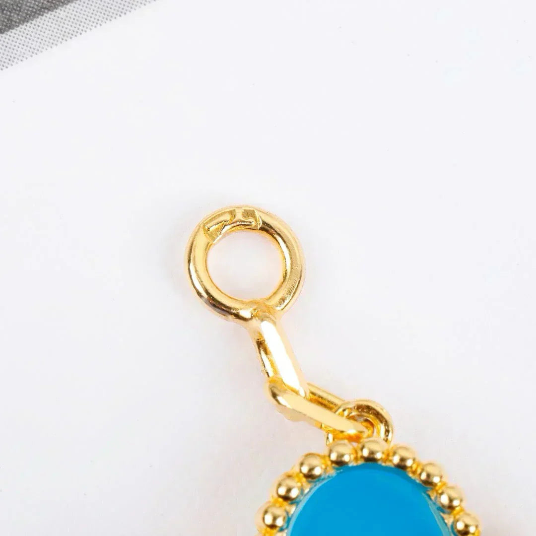 [✨ROSE💎] CLOVER 5 MOTIF TURQUOISE BRACELET COLLECTION
