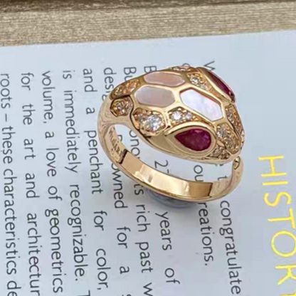 [✨ROSE💎]BRAND NEW ASSORTED SNAKE HEAD MOTHER OF PEARL RINGS