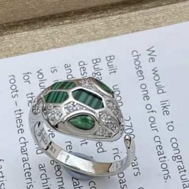 [✨ROSE💎]BRAND NEW ASSORTED SNAKE HEAD MALACHITE RINGS