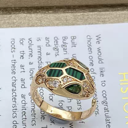[✨ROSE💎]BRAND NEW ASSORTED SNAKE HEAD MALACHITE RINGS