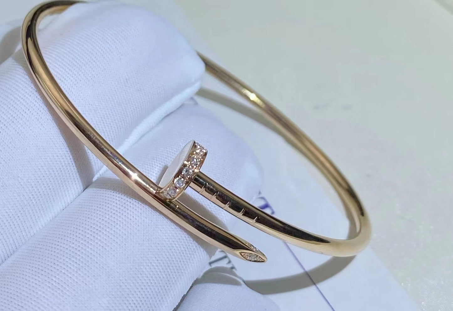 [✨ROSE💎]JUSTE BRACELET 2.5MM DIAMONDS