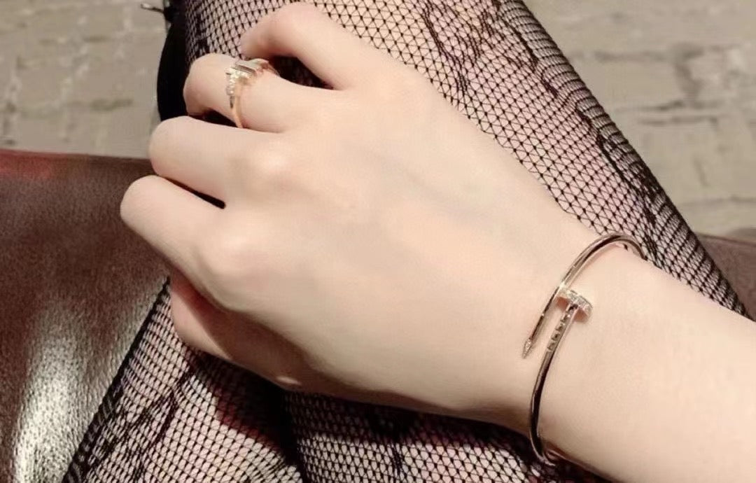 [✨ROSE💎]JUSTE BRACELET 2.5MM DIAMONDS