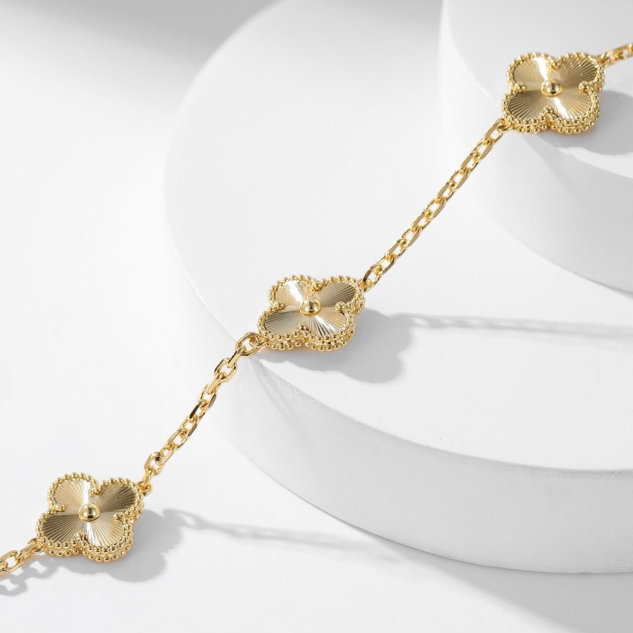[✨ROSE💎]CLOVER 10 MOTIFS LASER NECKLACE
