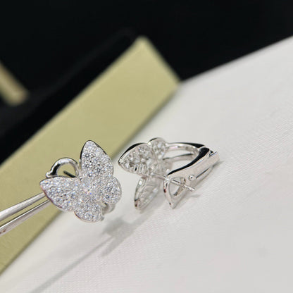 [✨ROSE💎]BUTTERFLY ALL DIAMOND EARRINGS