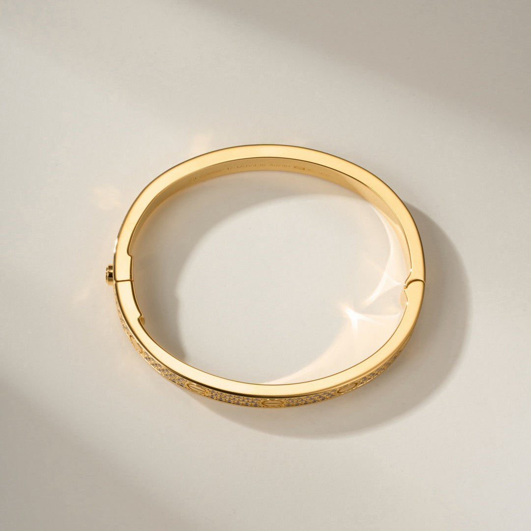 [✨ROSE💎]LOVE BRACELET 6.1MM DIAMOND-PAVED