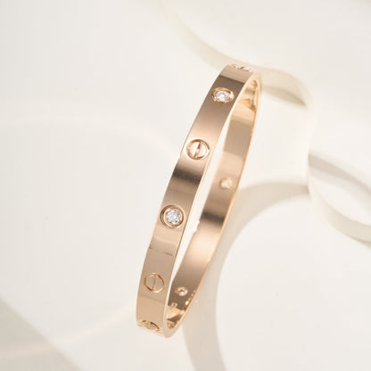 [✨ROSE💎]LOVE BRACELET 6.1MM 4 DIAMONDS