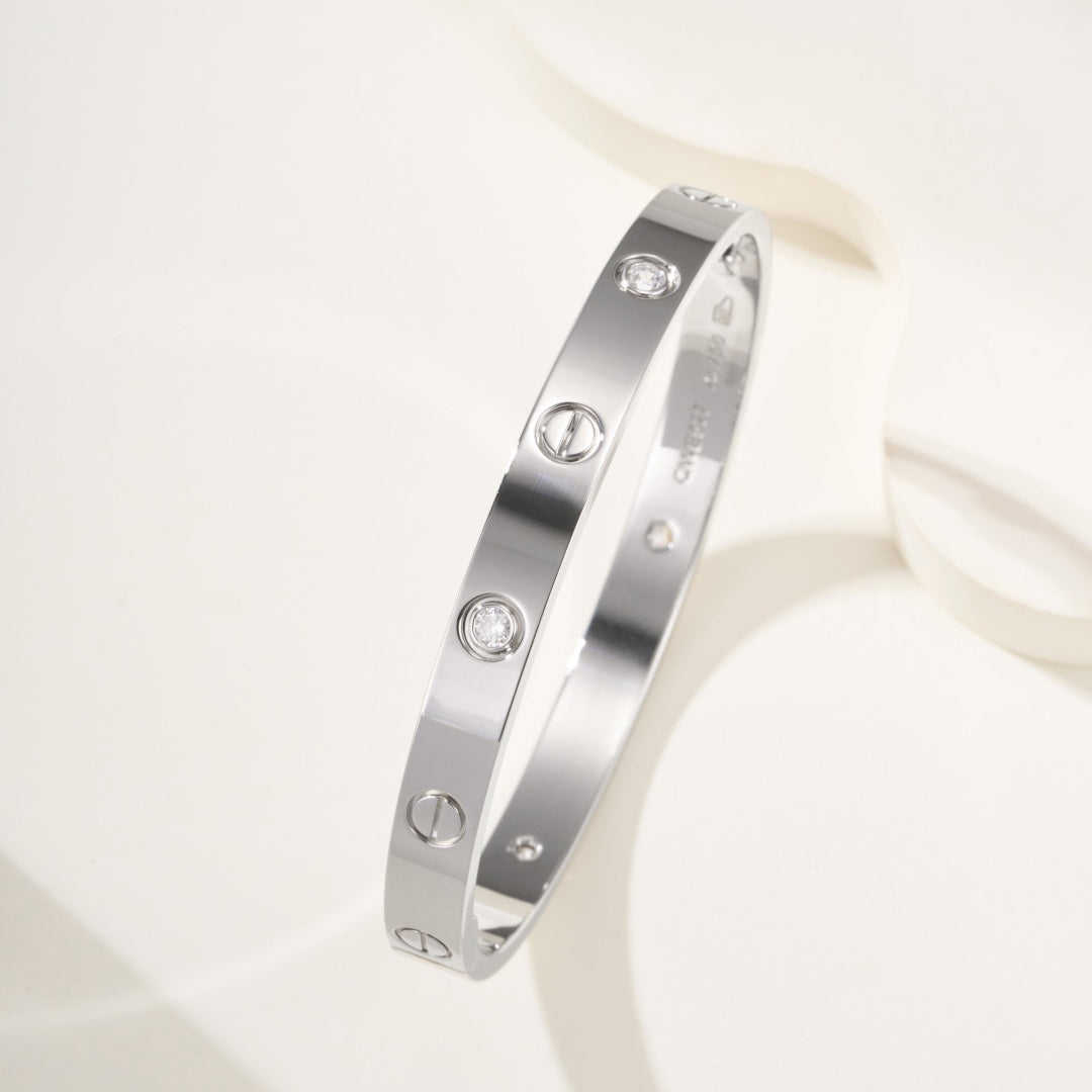 [✨ROSE💎]LOVE BRACELET 6.1MM 4 DIAMONDS