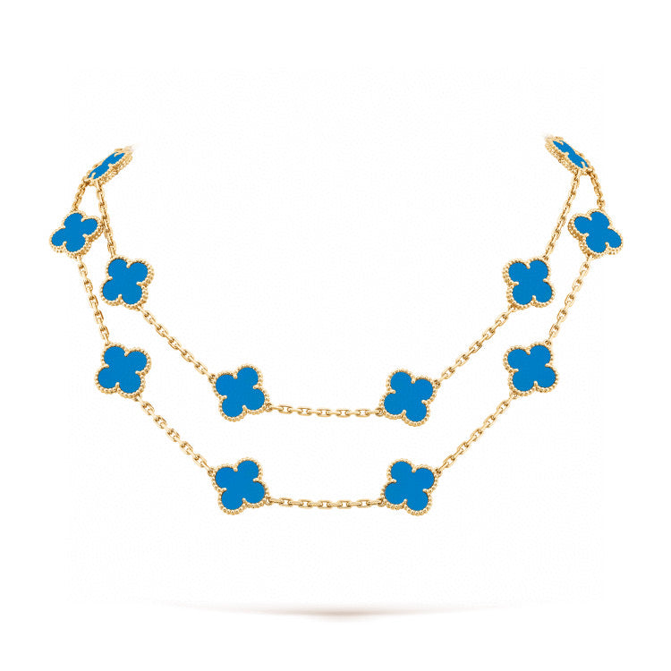 [✨ROSE💎]CLOVER 20 MOTIFS TURQUOISE GOLD