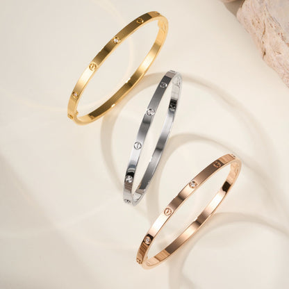 [✨ROSE💎]LOVE BRACELET 3.65MM 6 DIAMONDS