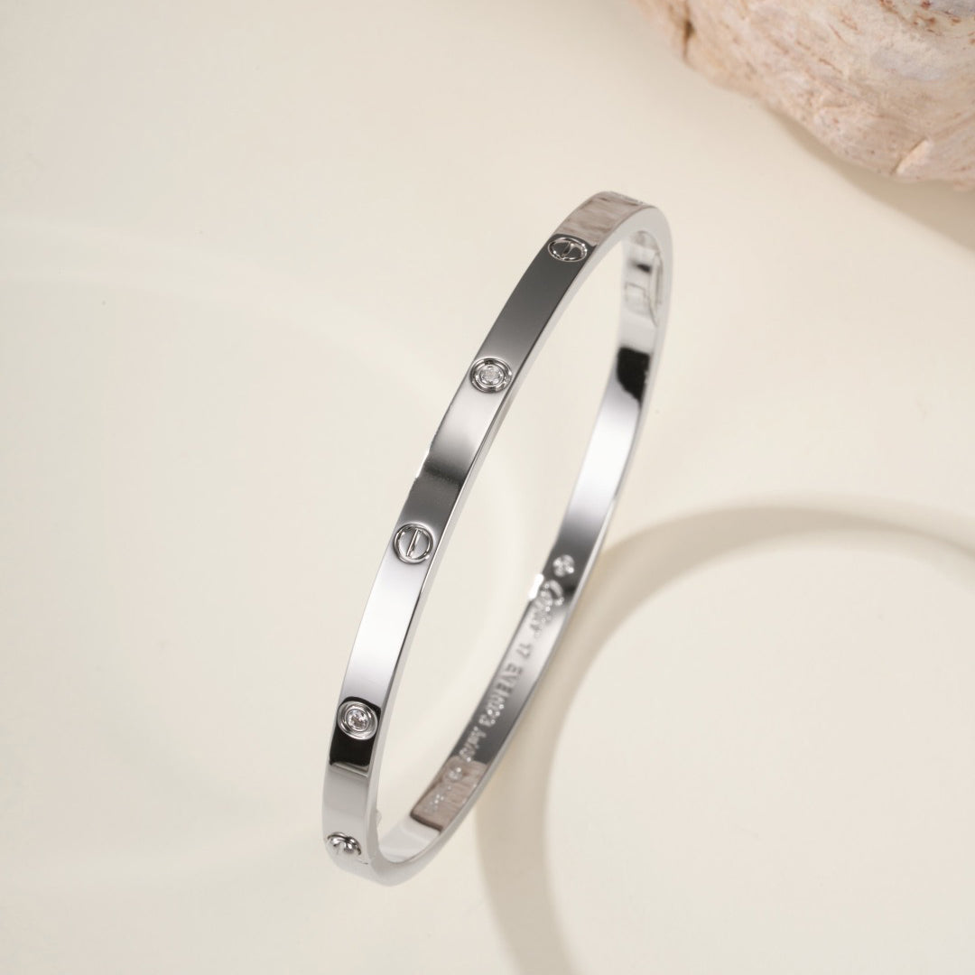 [✨ROSE💎]LOVE BRACELET 3.65MM 6 DIAMONDS